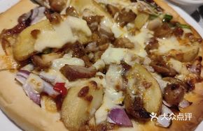 照烧鸡肉土豆披萨