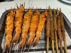 烤大虾-众想海鲜·烧烤·海肠捞饭·渔家菜(孙家疃店)