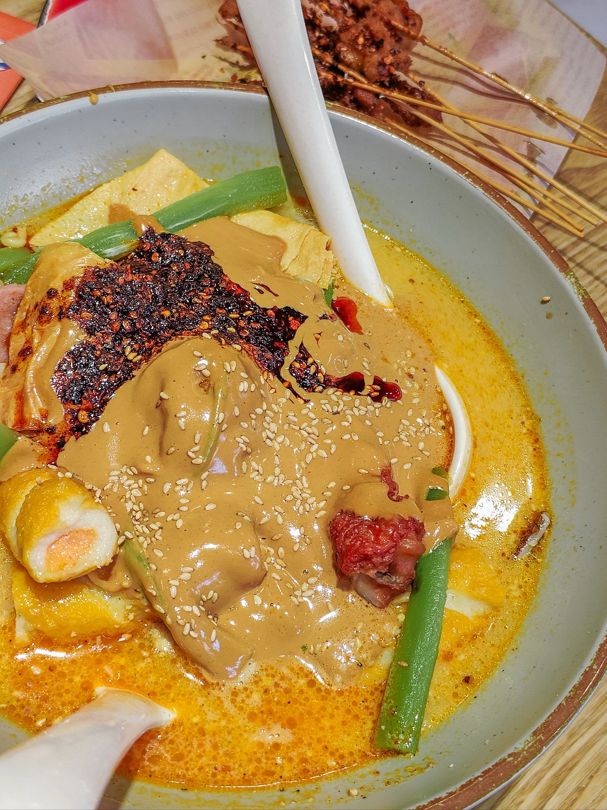 麻酱多才是硬道理✔麻辣烫➕炸串