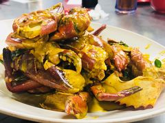 咸蛋黄螃蟹-黄亚华小食店(Jalan Alor)