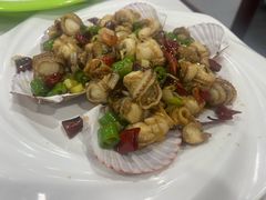 葱爆扇贝-威海渔村(黄兴路店)