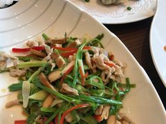 水芹豆干肉丝-水月周庄铂尔曼酒店-水月荟中餐厅