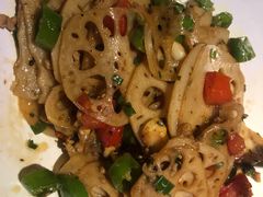 绿茶小炒藕片-绿茶餐厅(汇悦大融城店)