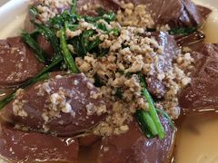 白灼沙姜鲜猪红-纳福苑(亮庆餐饮分店)