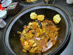 贴饼子-缘福乡村铁锅炖民宿(八达岭店)
