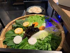 蔬菜拼盘-尚尚仙·酸汤猪手·猪肚鸡火锅(华联万柳购物中心店)