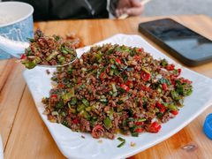 炒牛肉-阿葉农家饭店