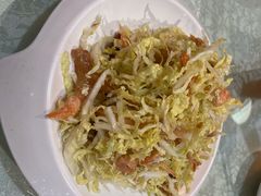 鲜虾油淋净白菜-良师门滨海人家·海鲜·家常菜(滨海城店)