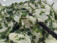 荠菜炒年糕-红灯笼龙凤饭店(宁波老字号店)