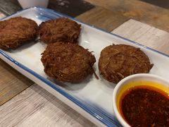 香煎汤池藕饼-滇越乘象云南餐厅(豆各庄店)