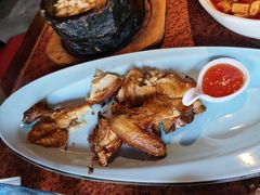 龙井茶香脆皮鸡-绿茶餐厅(蓝色港湾店)
