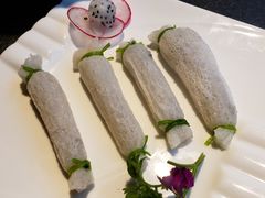 竹荪虾滑-大匠工房古船木艺术餐厅·猪肚鸡专门店(长白仙岛店)