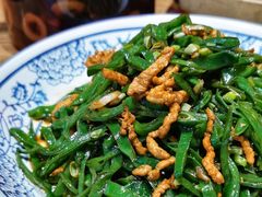 扁豆炒肉丝-鸽子窝(青塔店)