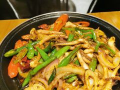 香辣鱿鱼须-十三式重庆江湖菜(金茂览秀城店)