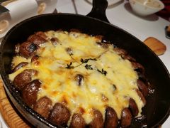 黑松露芝士焗口蘑-四季民福烤鸭店(前门店)