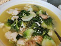 青菜茨菇豆腐油渣-道道鲜·崇明私房菜(五角场店)