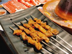 烤羊肉串-苏完瓜尔佳氏·满洲涮肉(古方路店)