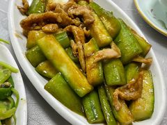 胜瓜炒猪颈肉-阿九食店(南湾南路店)
