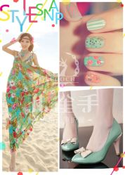 250-孔雀手美甲美睫护理