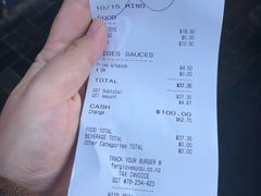 账单-Fergburger(皇后镇店)