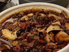 招牌海味毛血旺-铭轩中餐厅·海南菜·粤菜(亚龙湾瑞吉店)