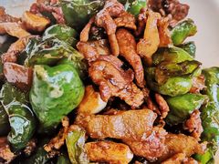 辣椒炒肉-肖记公安牛肉鱼杂馆· 省级非物质文化遗产(仁和路店)