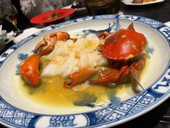 陈年花雕蒸肉蟹伴陈村粉-誉八仙酒楼(静安大悦城店)