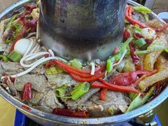 -炕锅羊肉土火锅面片大王