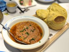 开花饽饽配海怪酱-渔港甄宴·海鲜·地标烟台菜(金沙滩店)