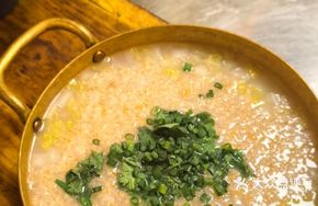 Sticky Rice Seafood Porridge