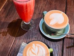 拿铁咖啡-后院花语咖啡