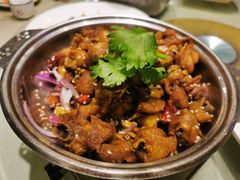 香辣干煸鸡-刘胖子家常菜·蹄花焖藕(富安街店)