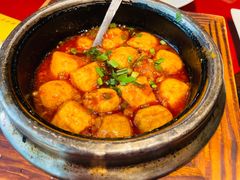 石锅包浆豆腐-福照楼汽锅鸡·云南特色菜·城市文化地标(胜利堂店)