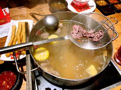 铁皮枫斗大骨汤锅-牛很鲜潮汕牛肉火锅(朝晖路店)