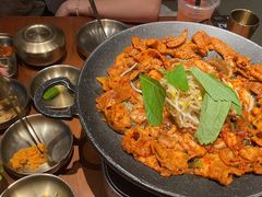 铁板章鱼五花肉-春熙台韩国料理·章鱼肥牛(西丽店)