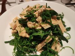 拌丝瓜尖腐竹核桃仁-北平楼·烤鸭·北京菜(牡丹园店)
