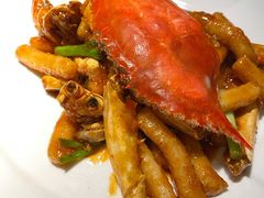 梭子蟹炒年糕-章吴记喜瑞餐厅(东东城店)