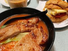 番茄浓汤鸡翅猪扒通粉-华嫂冰室(尖沙咀店)