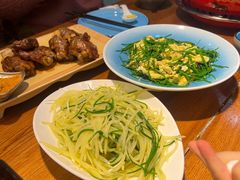 沙葱笨鸡蛋-蒙艾里民族传统菜蒙餐