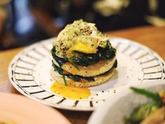 牛油果蘑菇菠菜水波蛋-AFS Cafe & Canteen(闽江二路店)