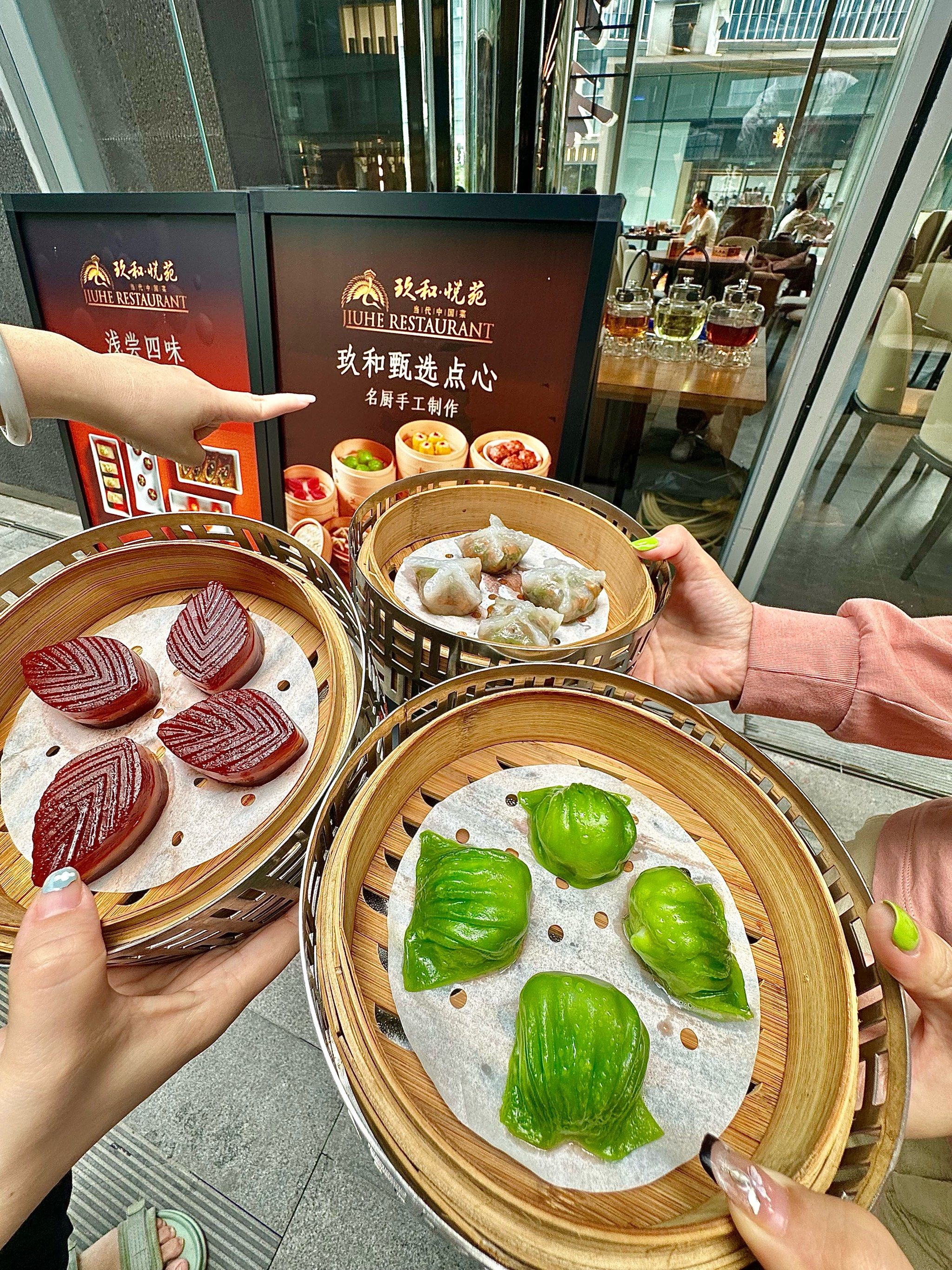 广州的点心还是手工现包才好吃!