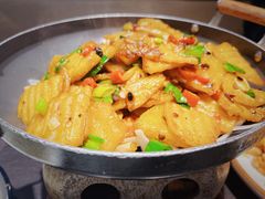 干锅土豆片-沁香缘巫山烤鱼(看丹桥店)