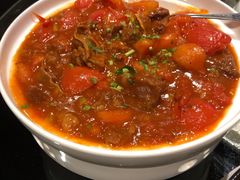 砂锅番茄烧牛肉-老牌坊鲁菜名店(美莲广场店)