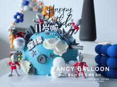-卡比儿童蛋糕·心意定制·低脂零卡糖动物奶油FancyBALLOON(滨海店)