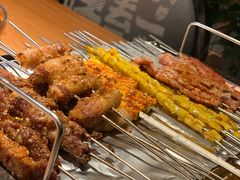 五花肉金针菇-喝丢一只鞋辣炒海鲜小烧烤(三八广场店)