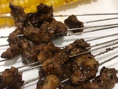 黑椒牛肉粒-丽伟的串·烧烤·砂锅(芝麻街店)