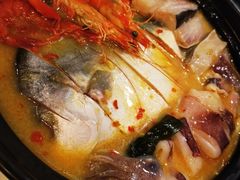 糟粕醋海鲜锅-香香海南菜餐厅