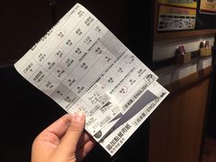 餐具摆设-一兰拉面(梅田阪急东通店)