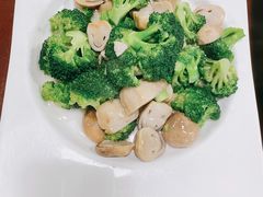 草菇西兰花-烤肉宛饭庄(北新桥店)