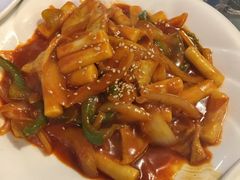 鱼饼炒年糕-桃园中华料理炸酱面(燕儿岛路店)